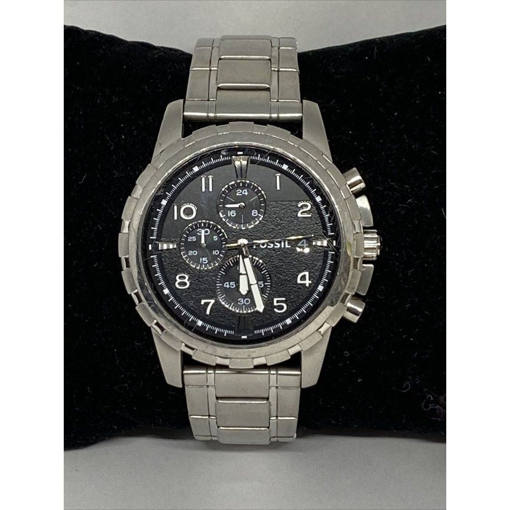 Fossil Dean FS4542 Men's Silver Stainless Steel An